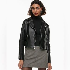 (New) Aritzia Wilfred Stunner Vegan Leather Jacket